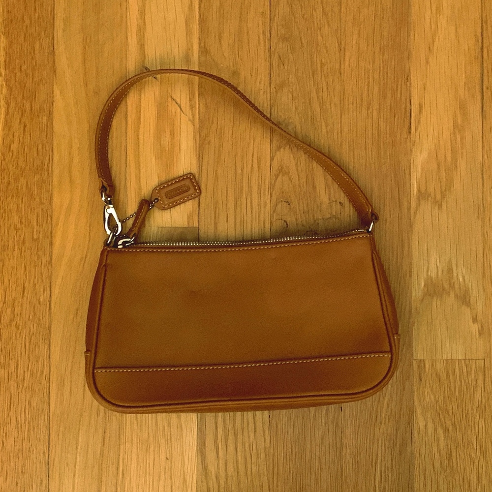 New Coach Purse Camel Leather